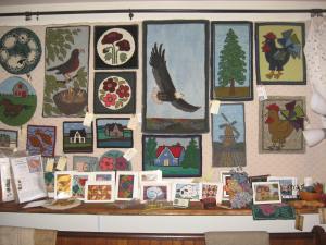 Pastimes PEI hooked art pieces
